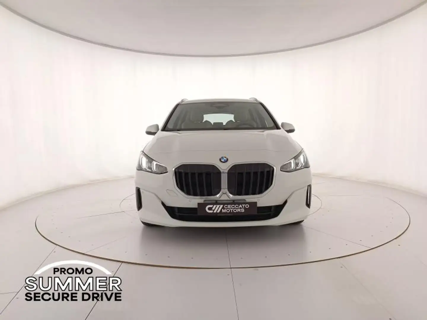 BMW 218 d Active Tourer auto Blanc - 2