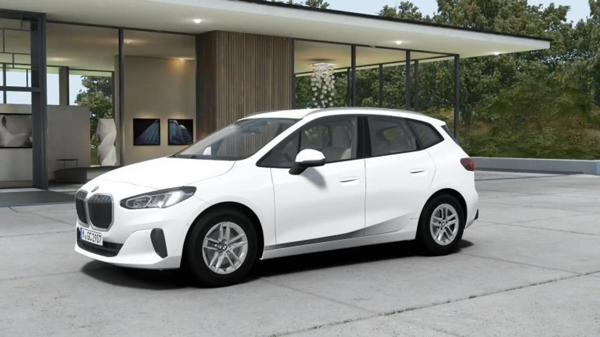 BMW 218 d Active Tourer auto Bianco - 1