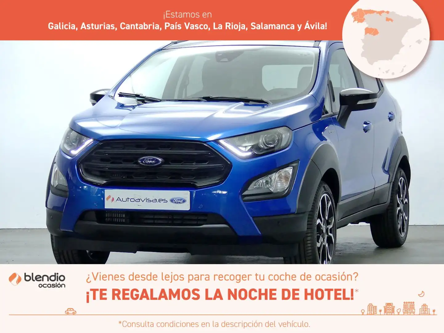 Ford EcoSport 1.0T ECOBOOST 92KW ST LINE 125 5P Azul - 1