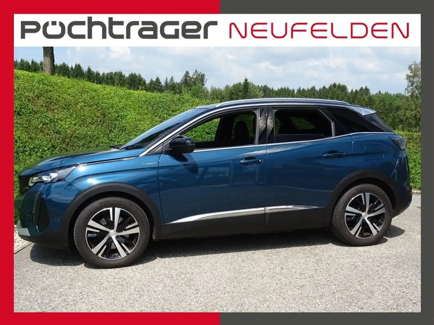 Peugeot 3008 GT Plug In Hybrid 4WD Blau - 1