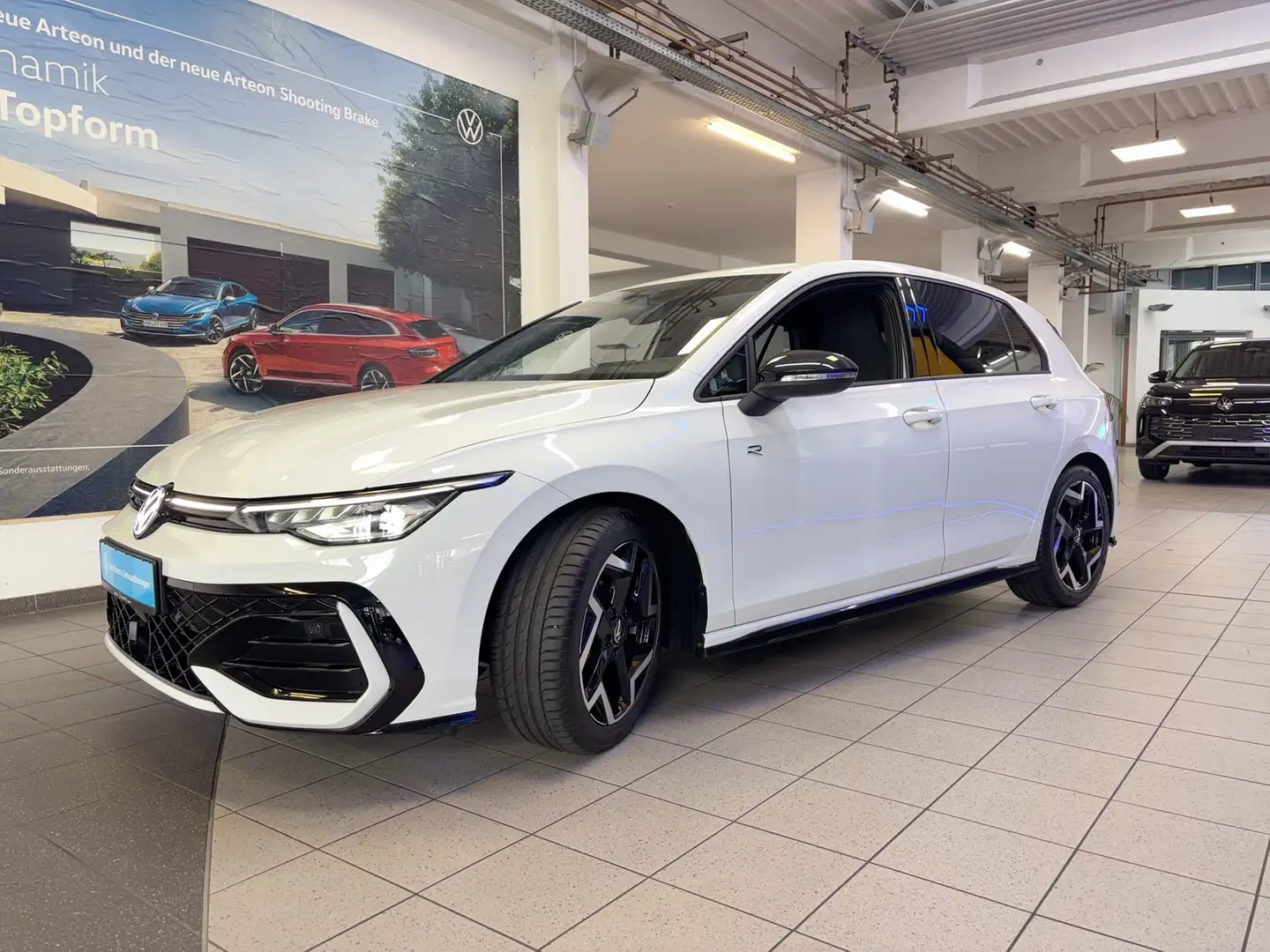 Volkswagen Golf R -Line 1.5 eTSI 2,49%+LED+HUD+ACC+KAMERA+NAVI Weiß - 1
