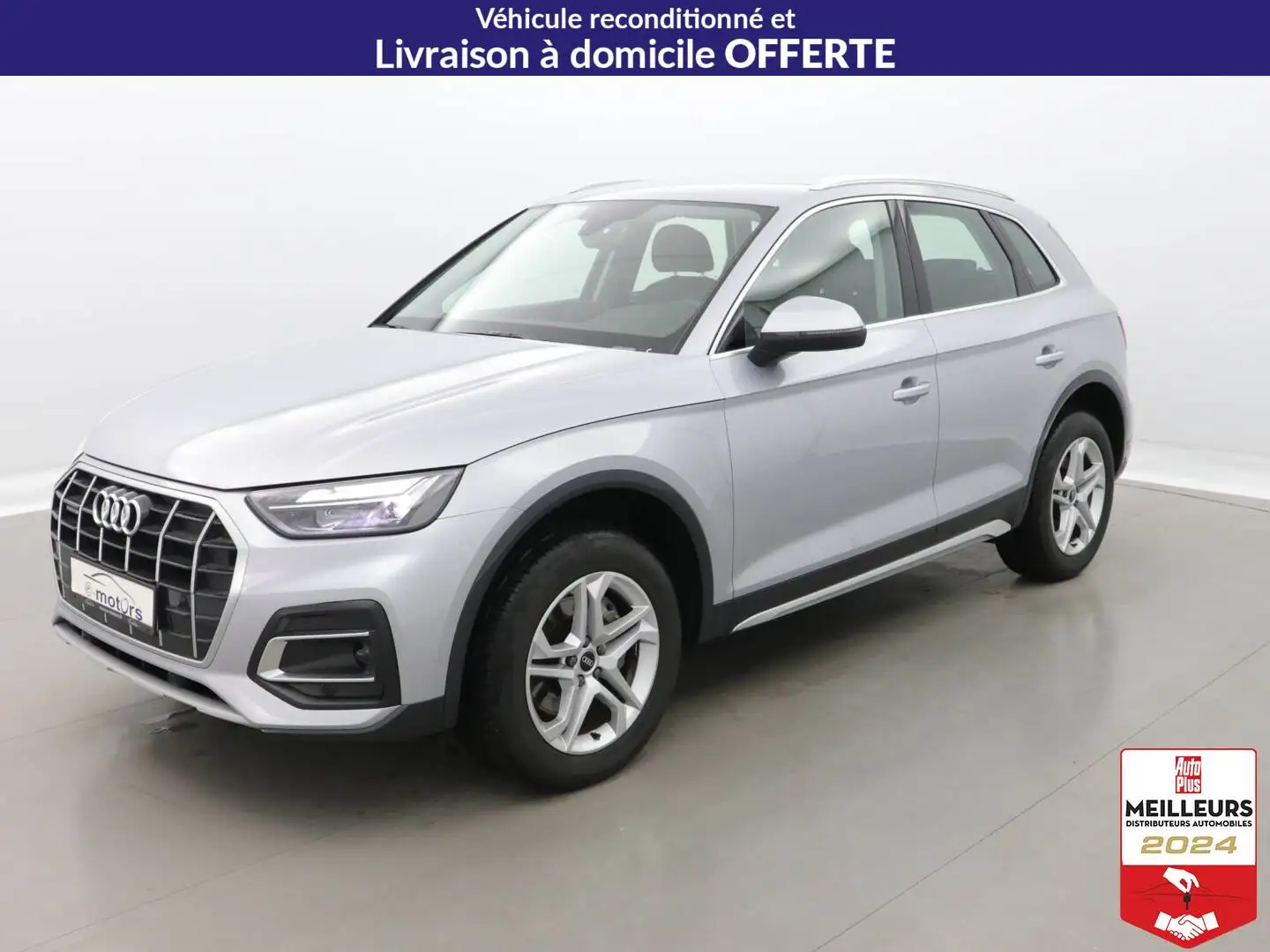 Audi Q5 45 TFSI 265 S tronic 7 Quattro Design +Cuir +GPS Blanc - 1