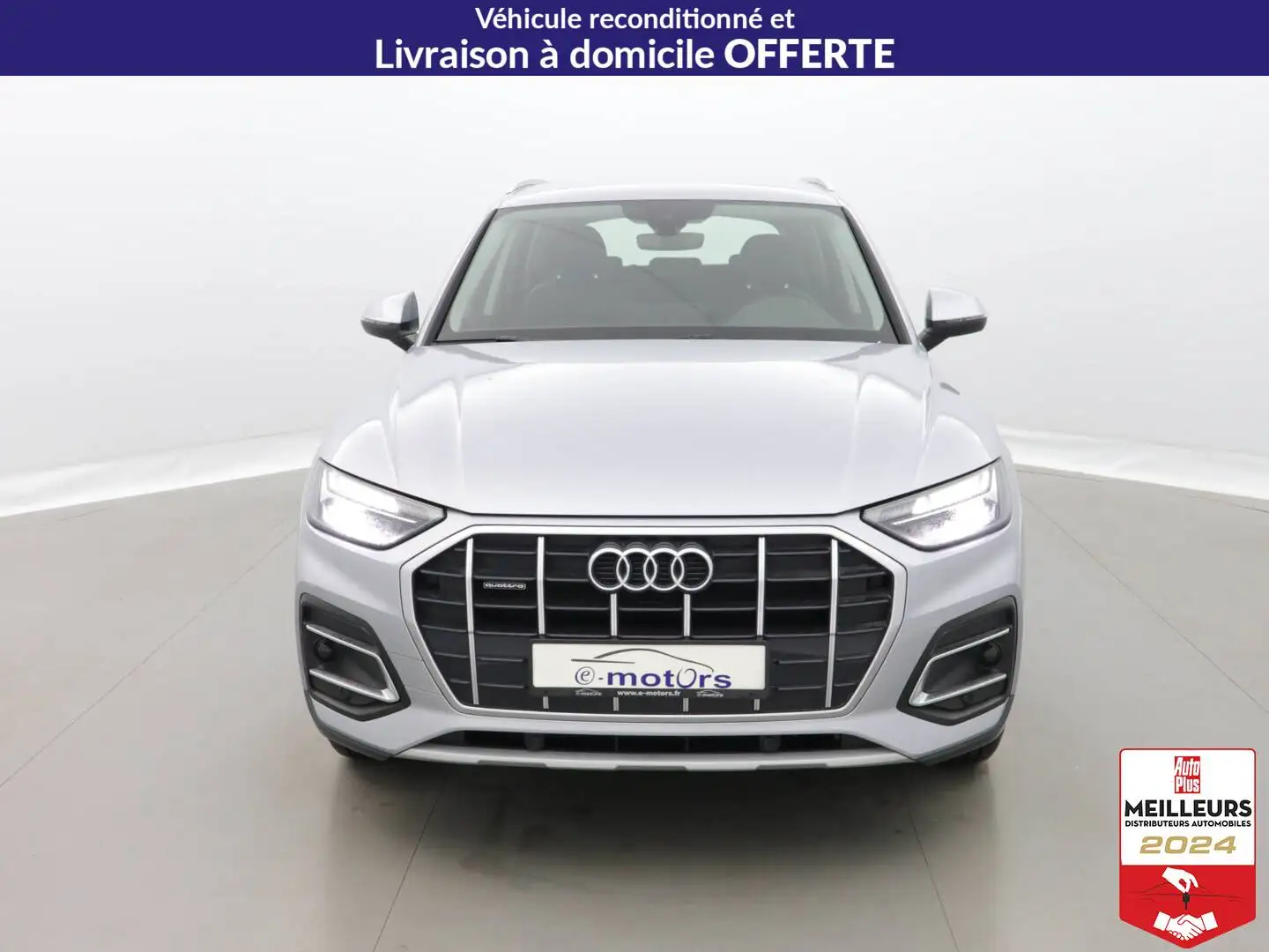 Audi Q5 45 TFSI 265 S tronic 7 Quattro Design +Cuir +GPS Blanc - 2