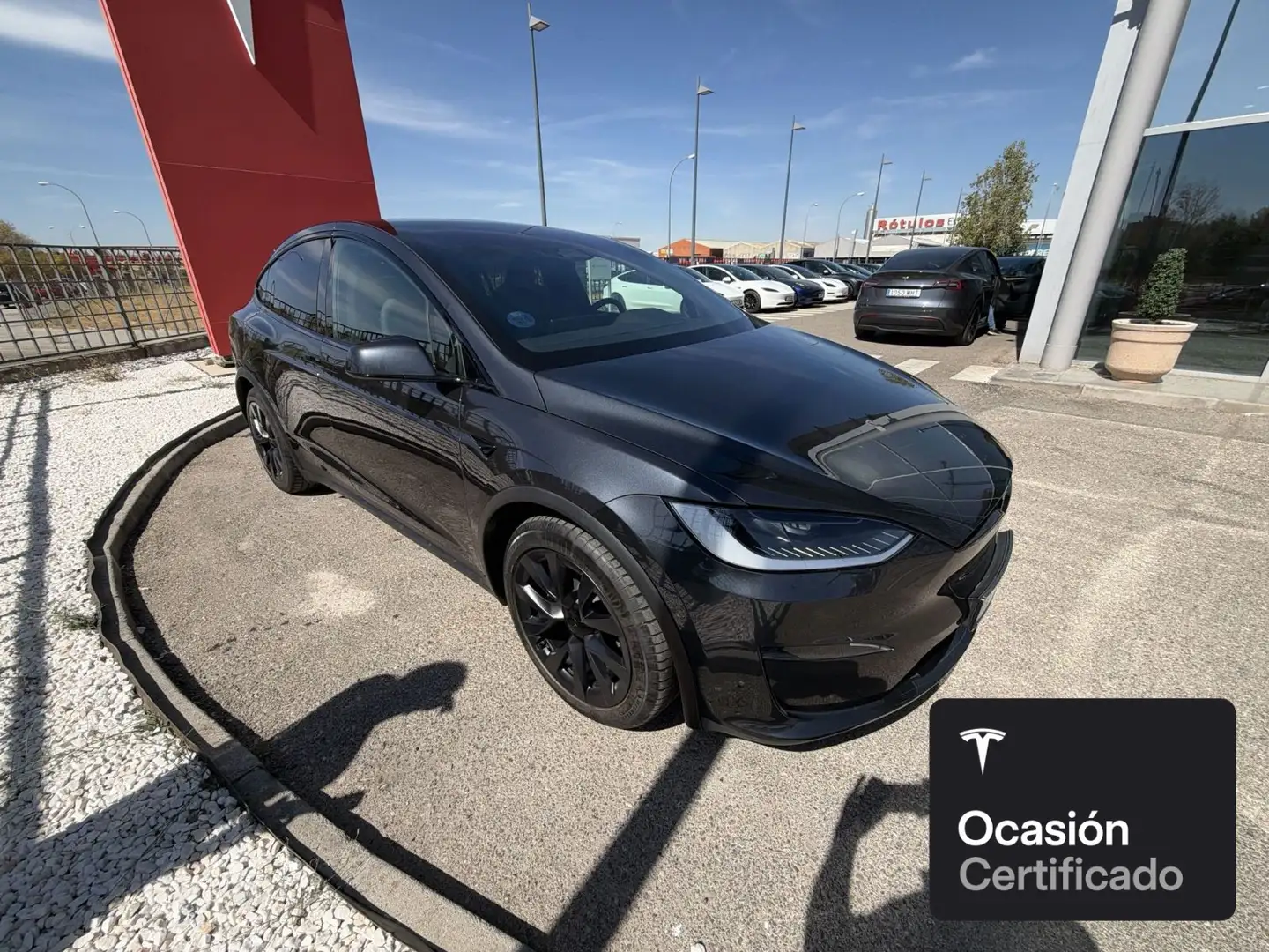 Tesla Model X Long Range AWD Gris - 2
