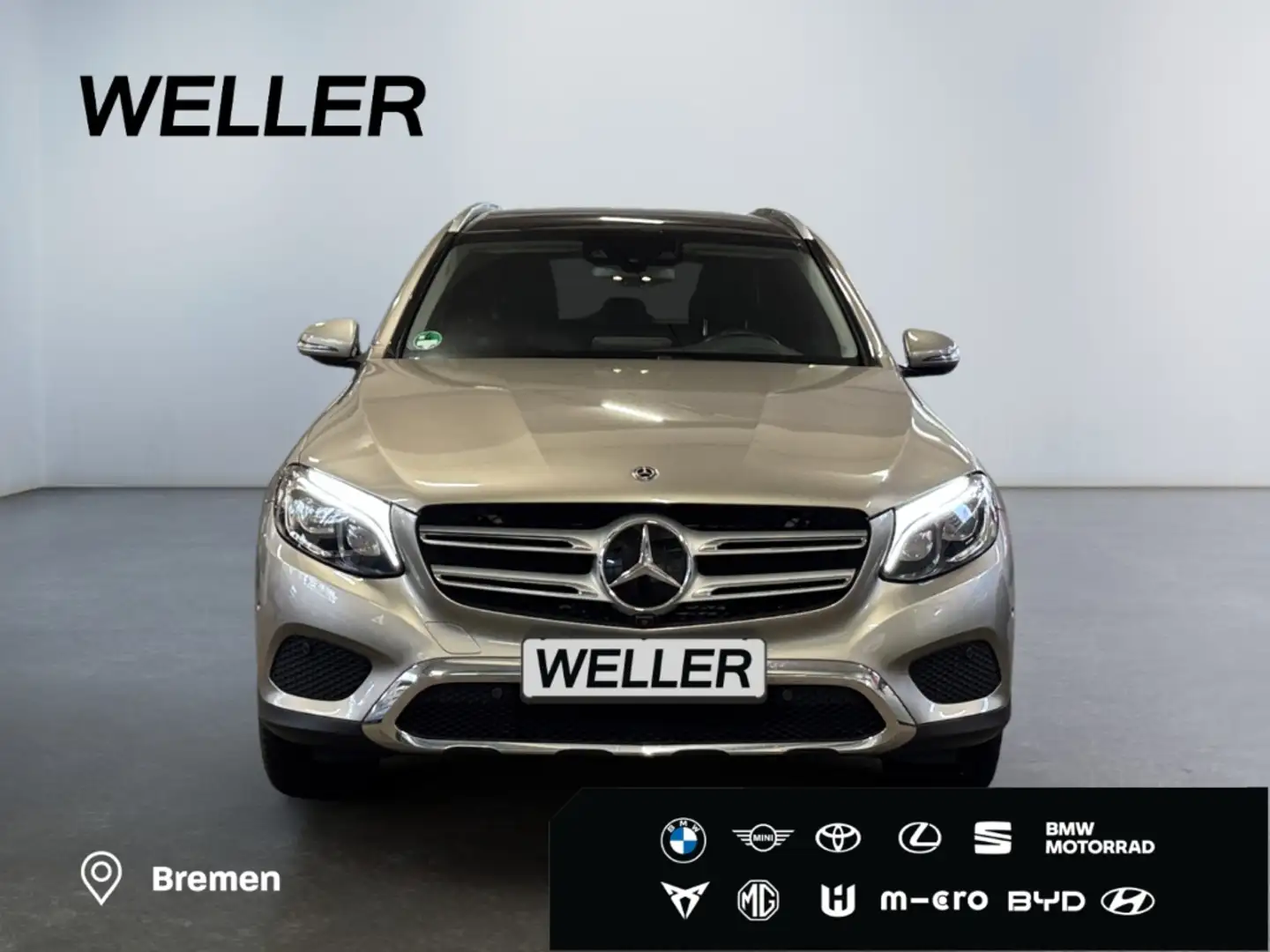 Mercedes-Benz GLC 250 4M 9G-TRO *AHK*Luftfeder*DISTR*HUD*Pano* Silber - 2