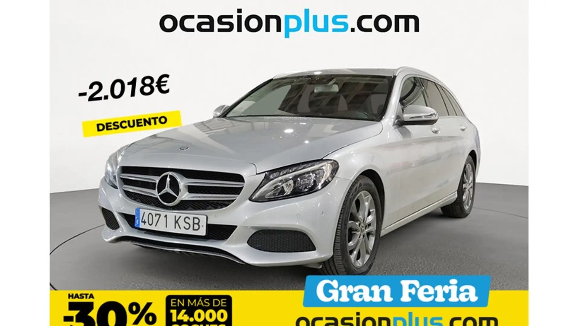 Mercedes-Benz C 220 Estate 220d 9G-Tronic Plateado - 1