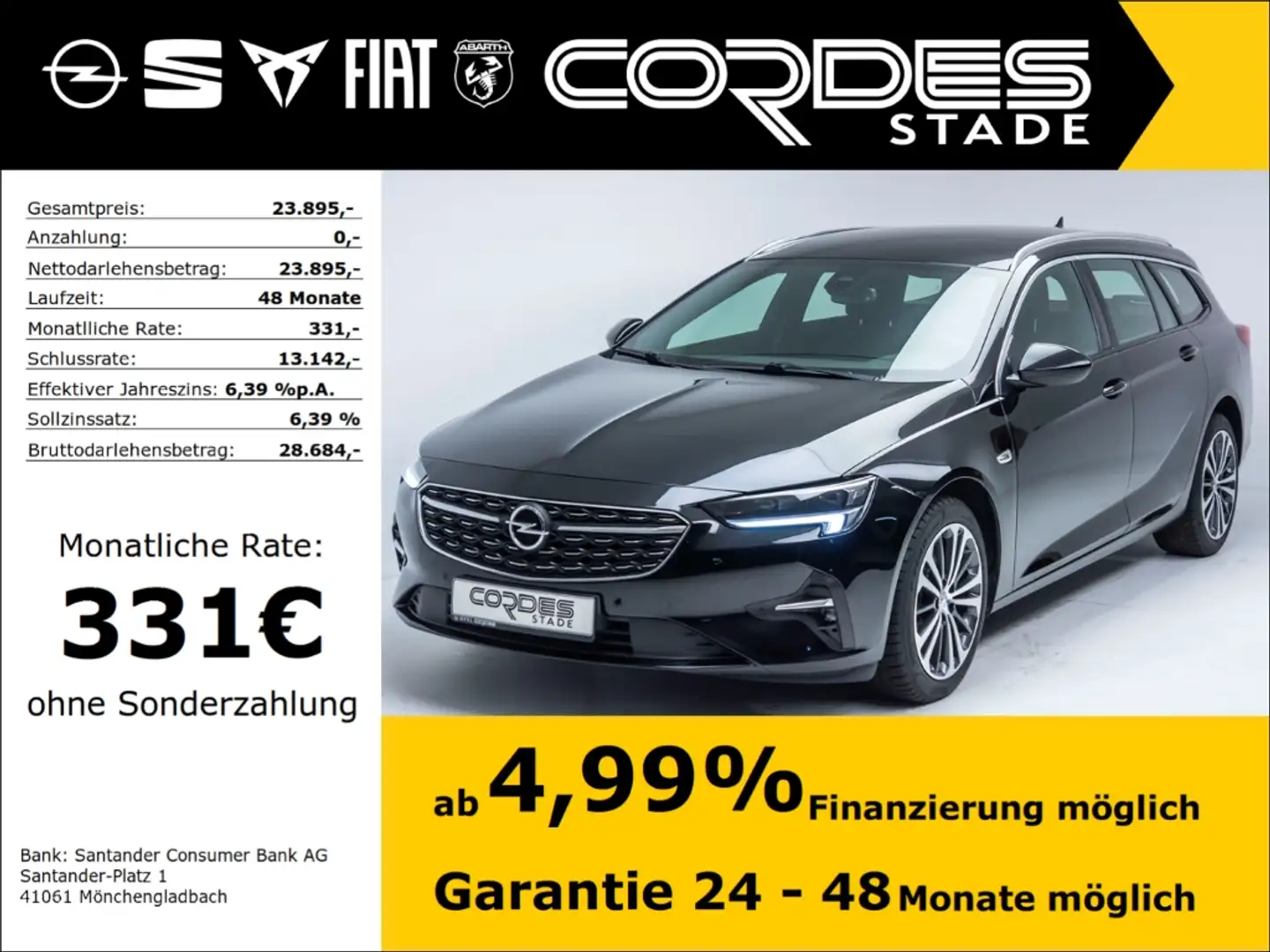 Opel Insignia B ST Elegance 2.0 CDTI Automatik Kollisionswarner Zwart - 1