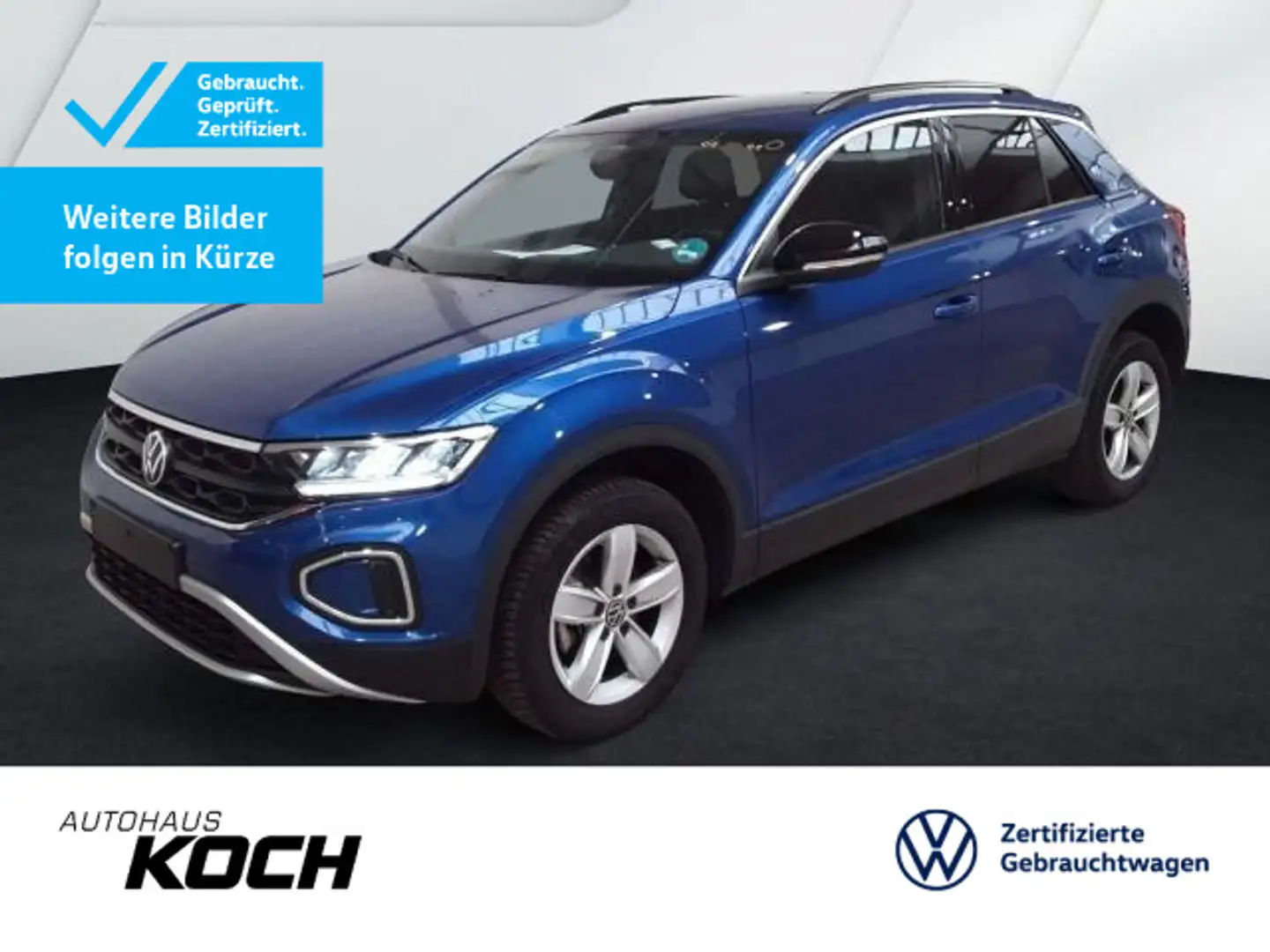 Volkswagen T-Roc 2.0TDI Goal Navi LED Kamera Blau - 1