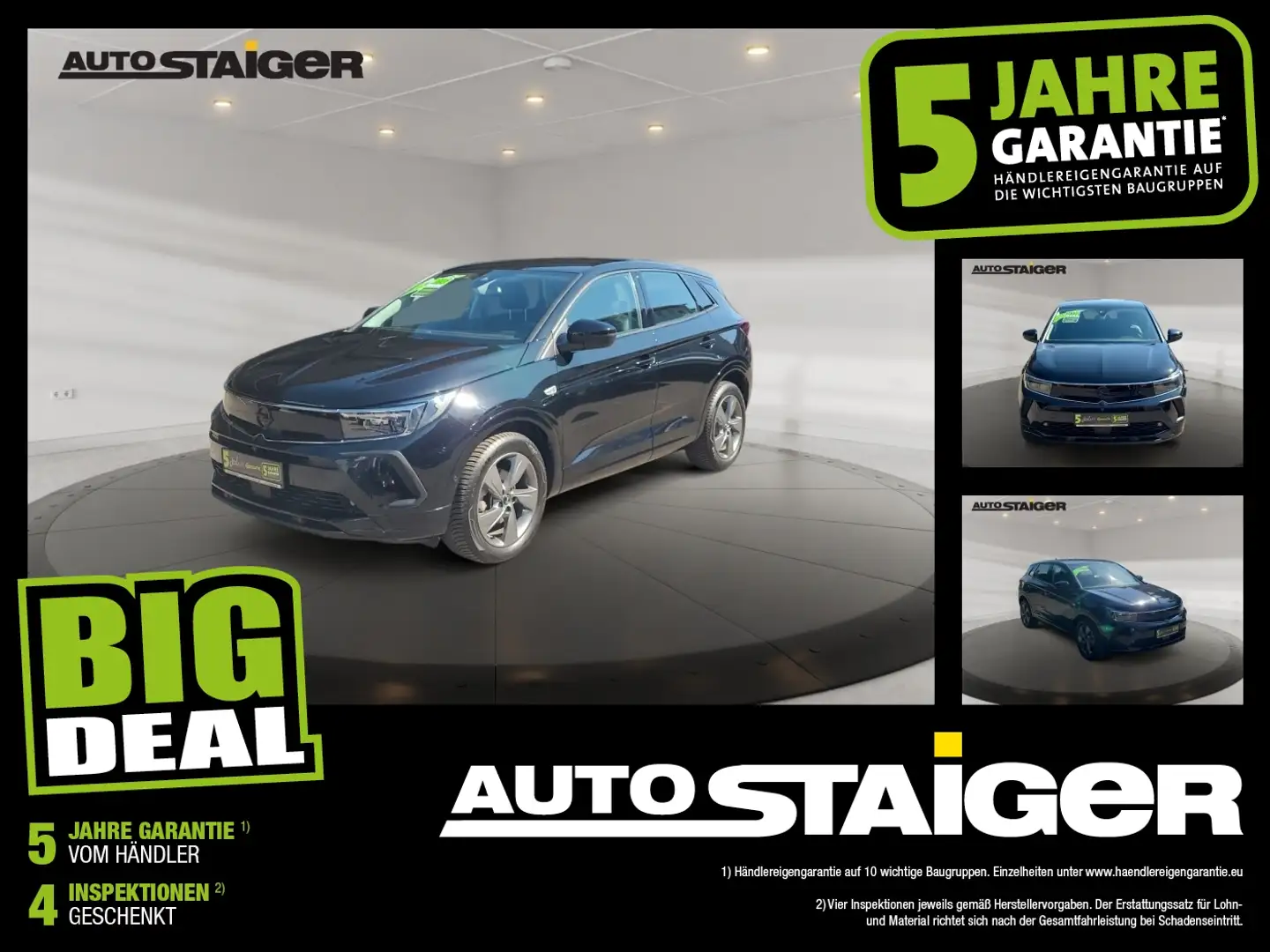 Opel Grandland 1.2 Turbo Allwetter*Navi*Sitzheizung Noir - 1