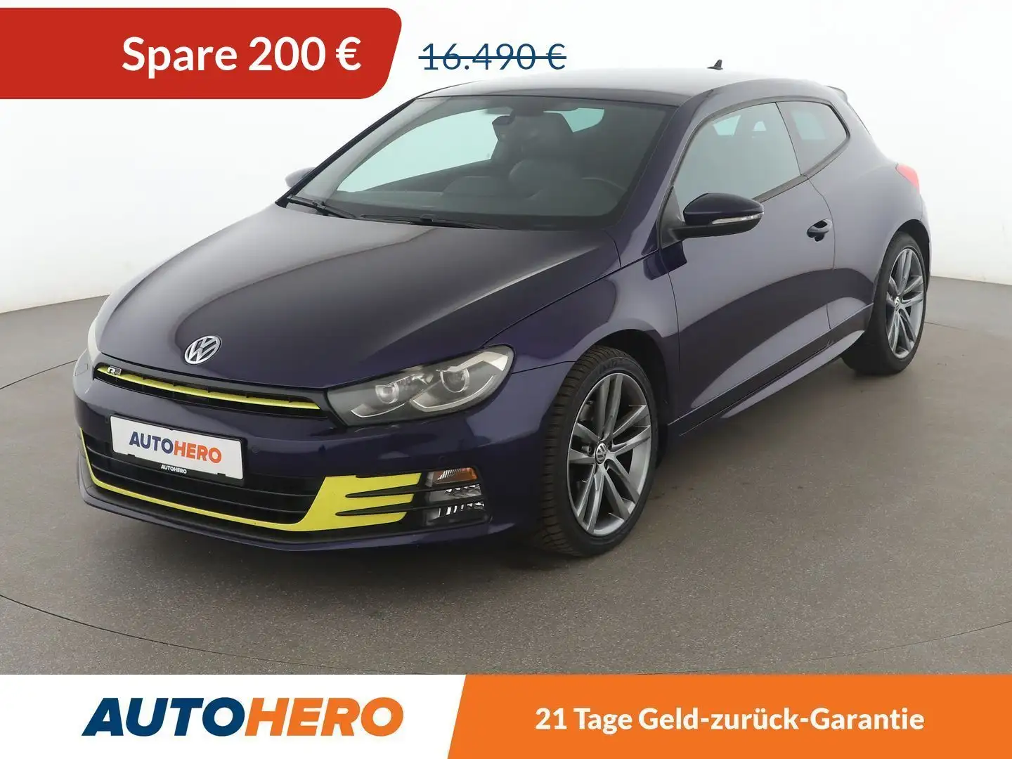 Volkswagen Scirocco 2.0 TSI BM Aut.*R-LINE*NAVI*XENON* Violett - 1