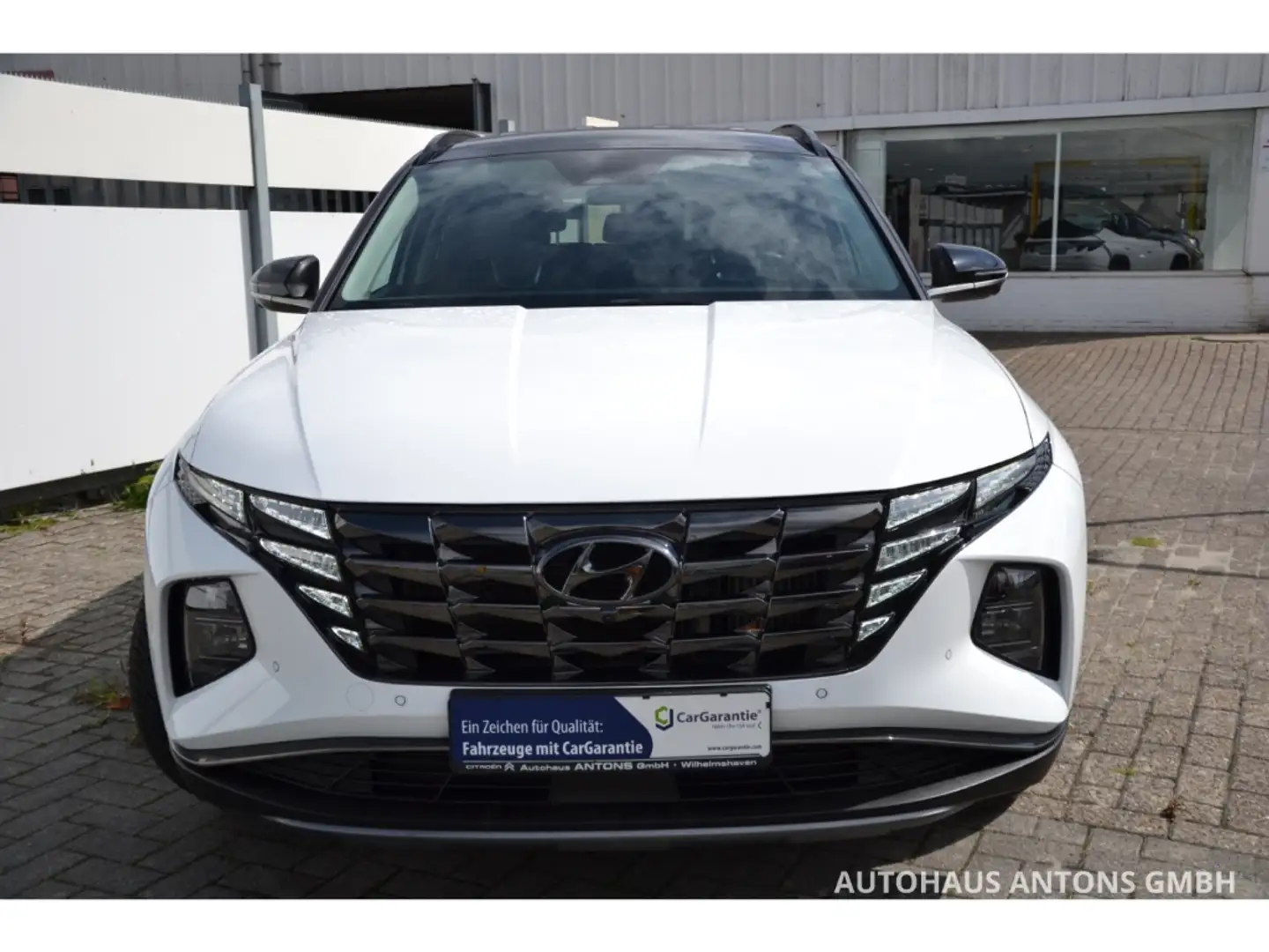 Hyundai TUCSON Prime Mild-Hybrid 4WD T-GDI EU6d T-GDi Hybrid 48V Weiß - 2