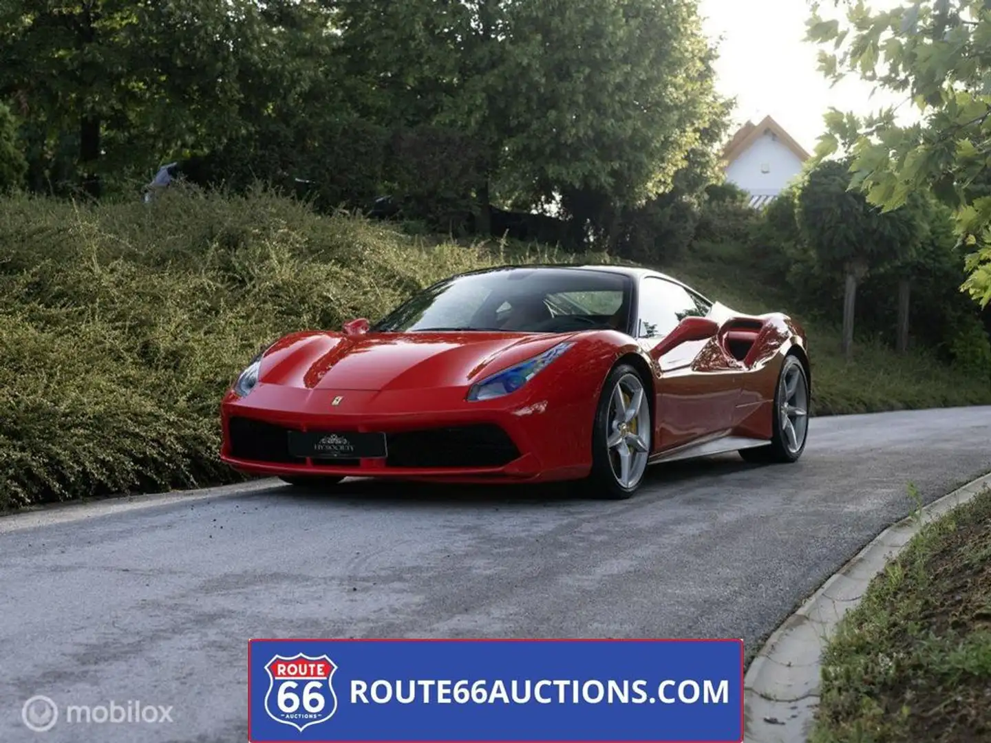 Ferrari 488 GTB | 2015 | Route 66 Auctions Zwart - 1