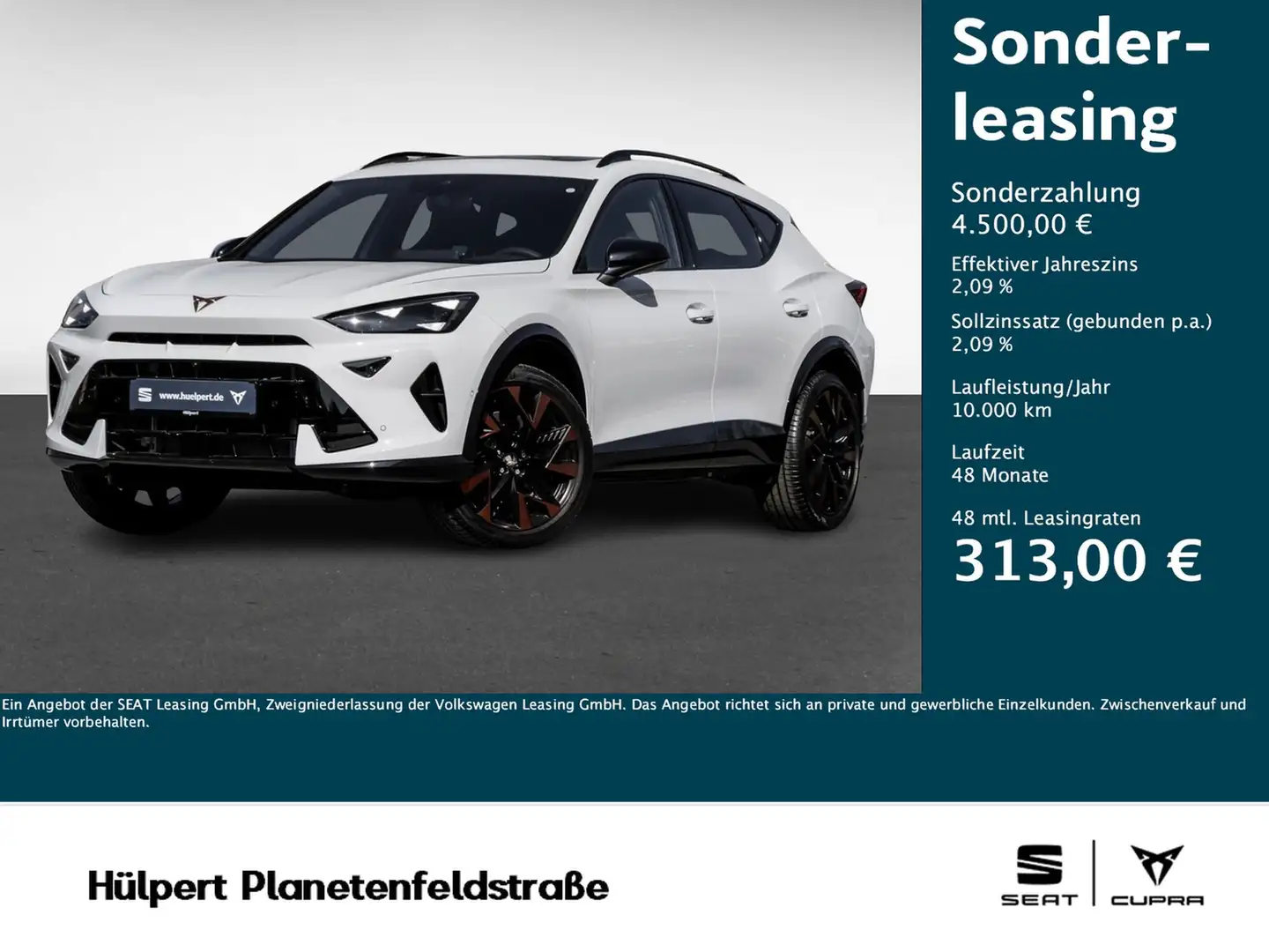 CUPRA Formentor 2.0 VZ DSG AHK MATRIX PANO 19LM Blanc - 1