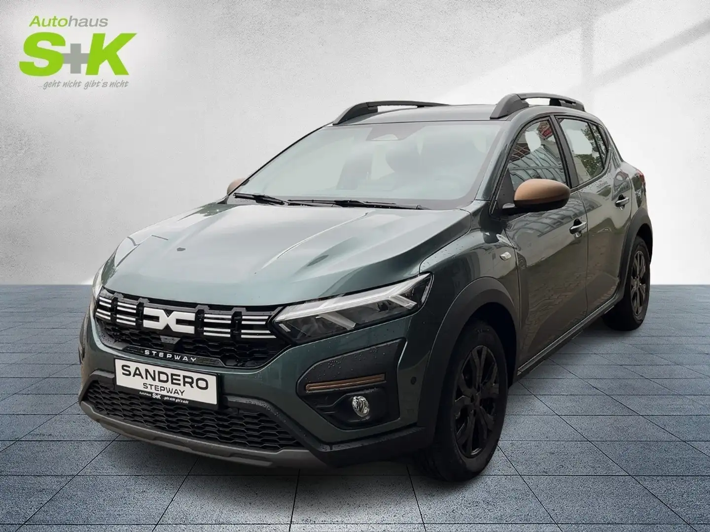 Dacia Sandero Stepway Extreme TCe 110+NAVI+KAMERA+SHZG+LED+ Groen - 1