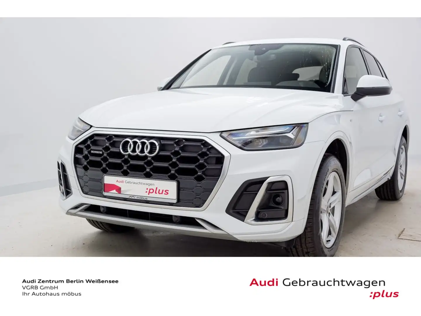 Audi Q5 40 TDI S-TRO*QUA*S-LINE*LED*AHK*NAV*GRA*KLIMA Weiß - 2