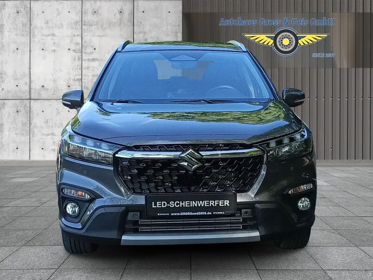 Suzuki S-Cross 1.4 Turbo Allrad Leder Panoramadach Voll... Gris - 1