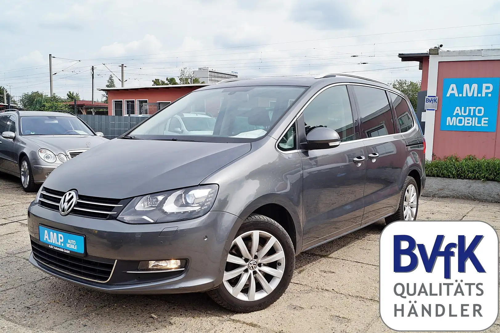 Volkswagen Sharan Highline 2.0TDI DSG, PANO, ST-HEIZ, AHK, LEDER, SH Grey - 1