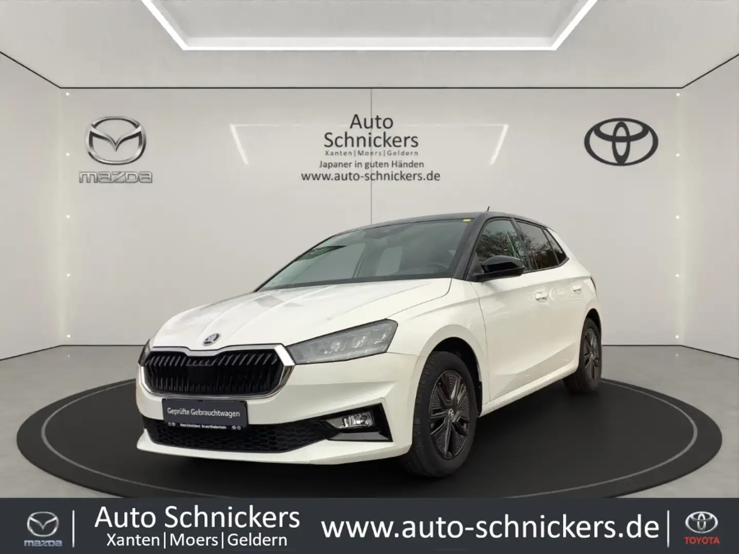 Skoda Fabia Ambition+ACAA+OPTISCHE MÄNGEL !! Wit - 1