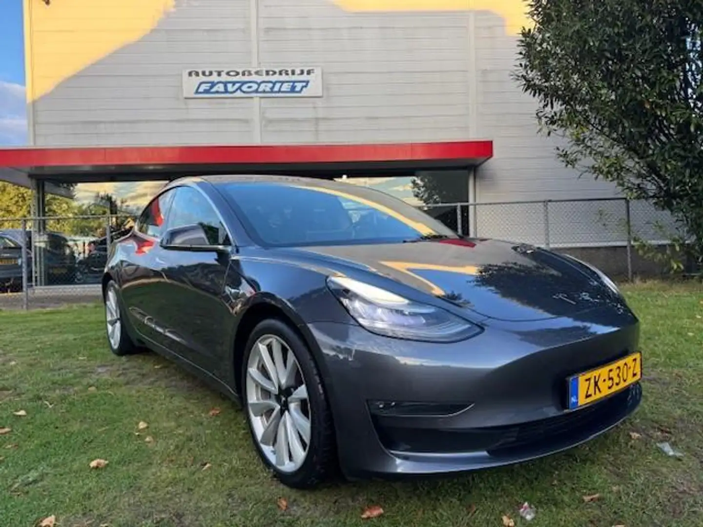 Tesla Model 3 LONG RANGE AWD 75KWH/351PK/LEER/PANO/FABRIEKSGARAN Grijs - 1