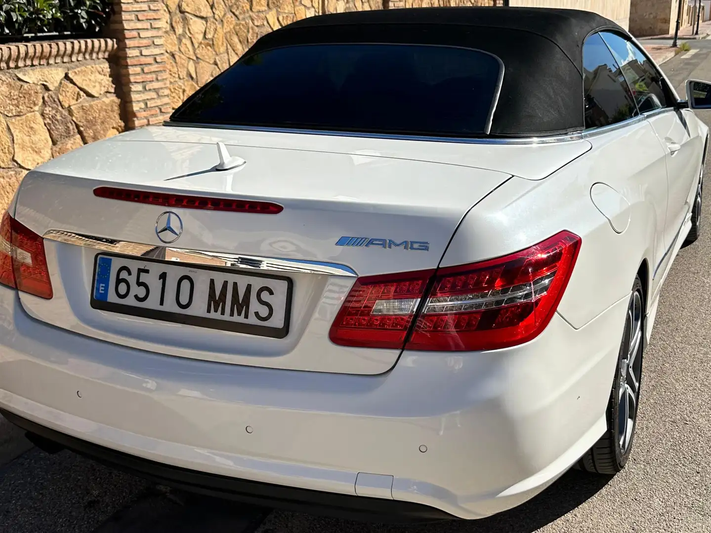 Mercedes-Benz E 220 E Cabrio 220CDI BE Blanco - 1