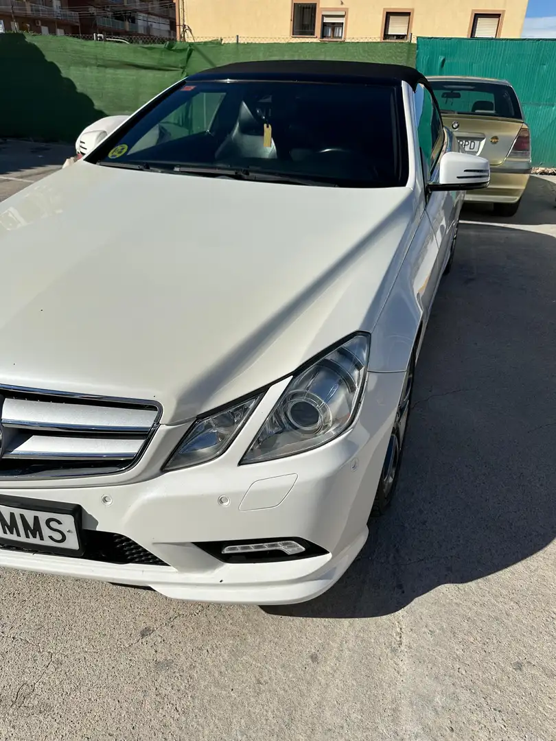 Mercedes-Benz E 220 E Cabrio 220CDI BE Blanco - 2