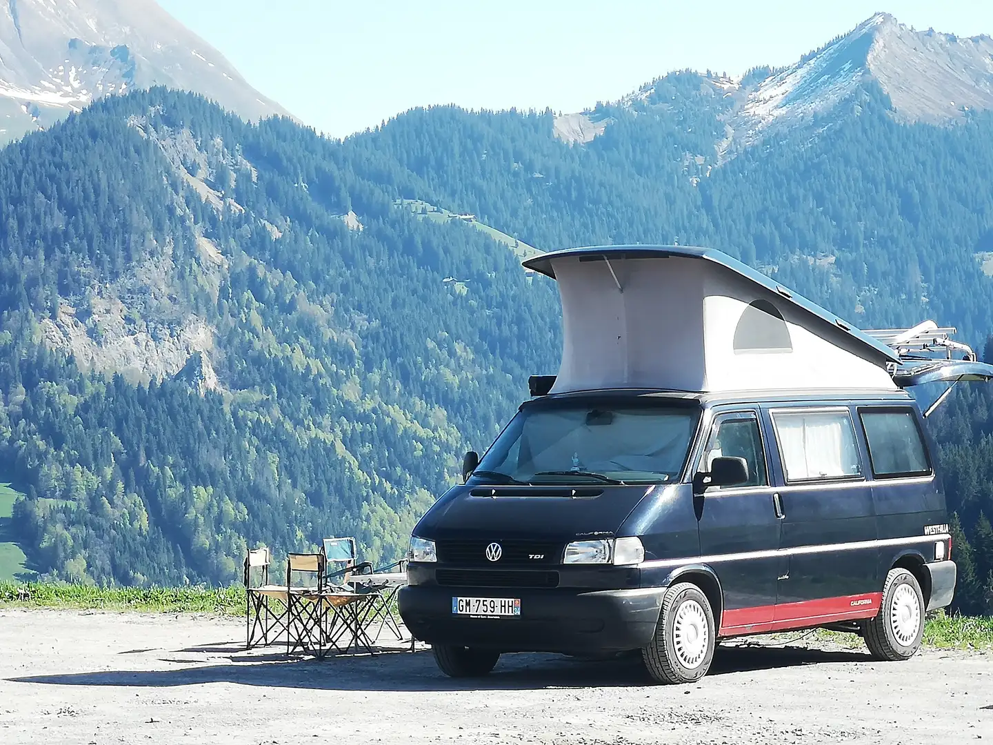 Volkswagen T4 California Transporteur T4 vw, california coach Azul - 1