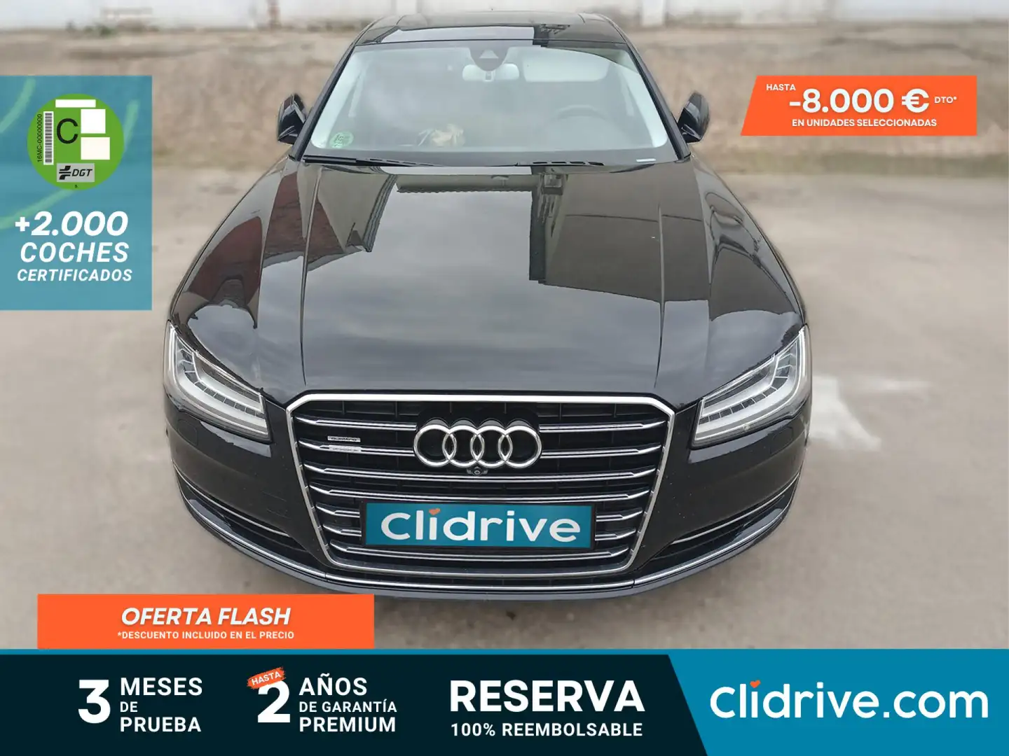 Audi A8 L 3.0TDI CD quattro Tiptronic Negro - 1