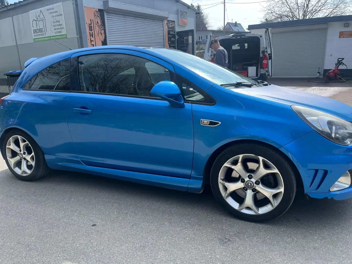 Opel Corsa D OPC Bleu - 2