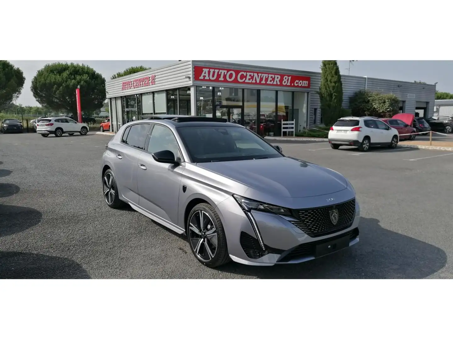 Peugeot 308 1.2 PureTech 130 EAT8 GT +TOIT OUVRANT Gris - 1