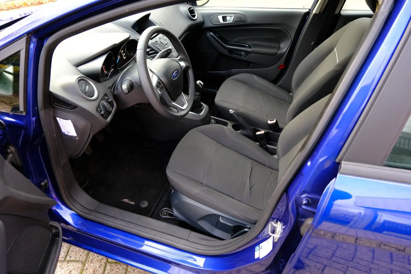 Ford Fiesta 1.0 Style 5-dsrs Navi|Airco|LMV Bleu - 2