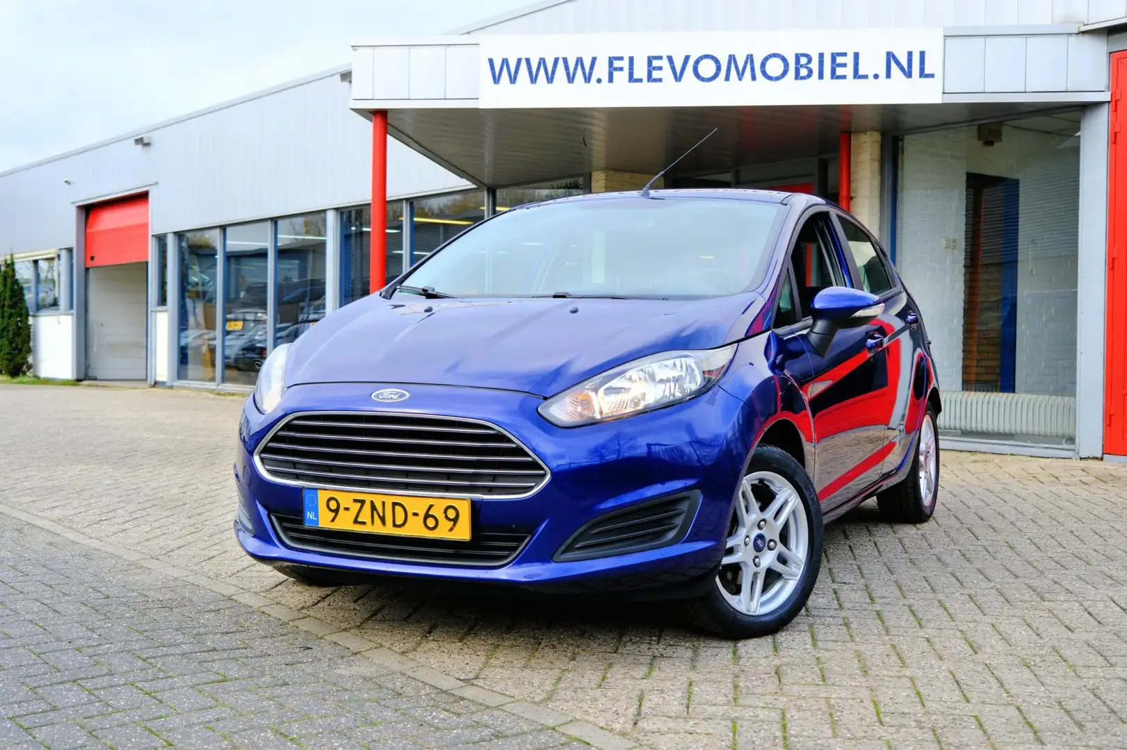 Ford Fiesta 1.0 Style 5-dsrs Navi|Airco|LMV Bleu - 1