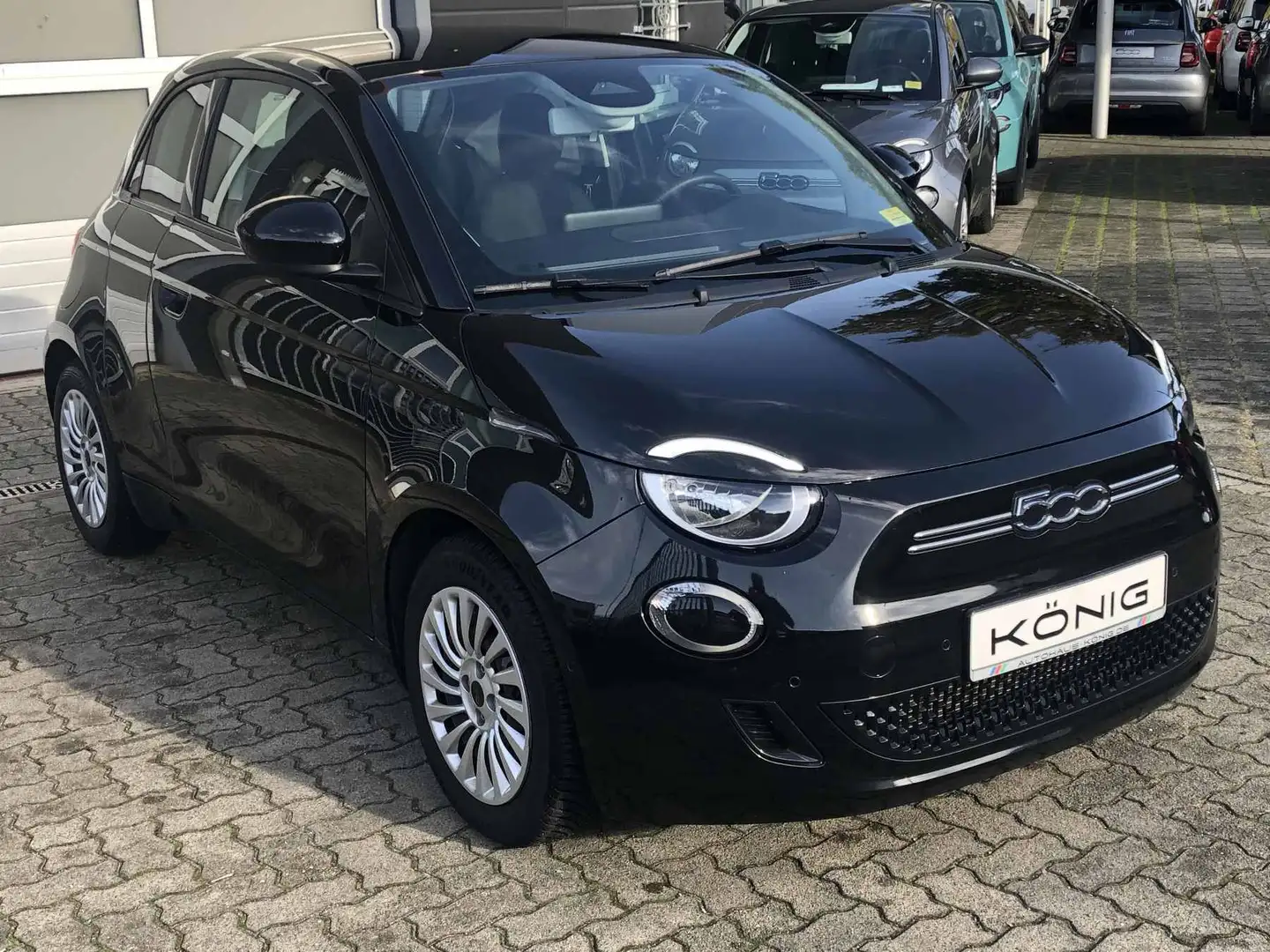Fiat 500e 3+1 42 kWh  SHZ*Klima Schwarz - 2