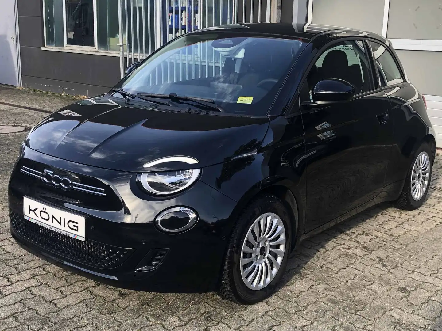 Fiat 500e 3+1 42 kWh  SHZ*Klima Schwarz - 1