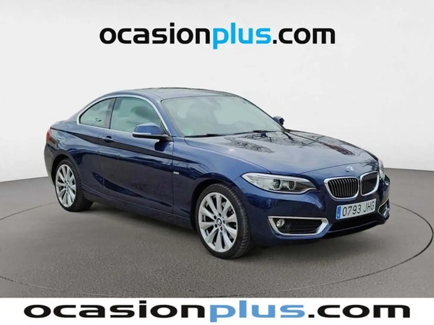 BMW 220 220dA Coupé 190 Blauw - 2