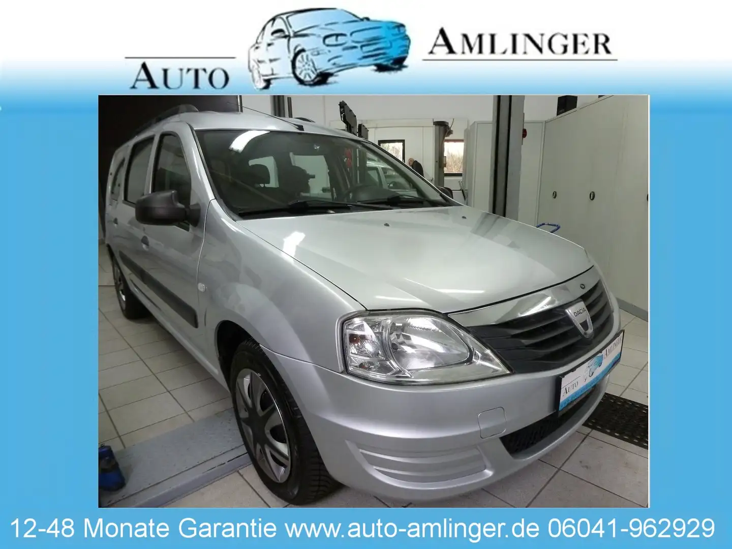 Dacia Logan Laureate 2.Hand Scheckheft 24 Mo.Gar.TOP!! Silber - 1