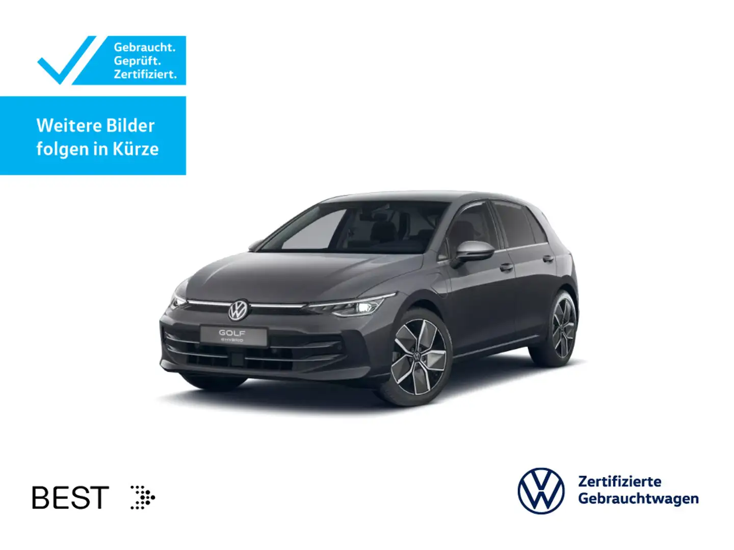 Volkswagen Golf VIII 1.5 e-Hybrid DSG STYLE*IQ.LIGHT*HUD*AH Grau - 1