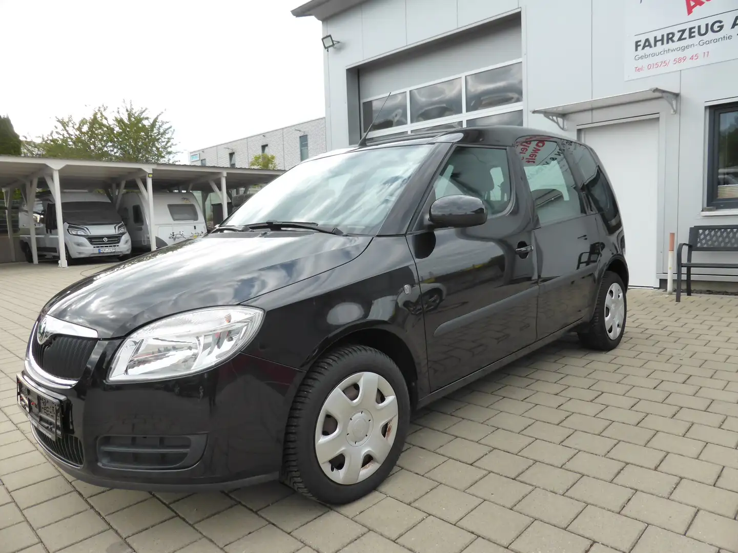 Skoda Roomster Style/Klima/AHK/wenig km/Alwetterreifen/ Negro - 2