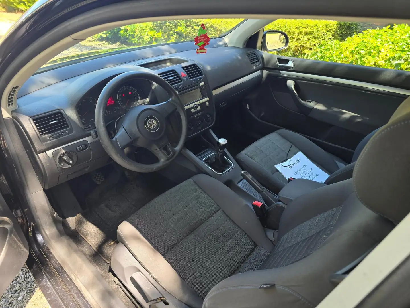 Volkswagen Golf 1.6 FSI Optive 3 AIRCO *apk:06-2026* Noir - 2