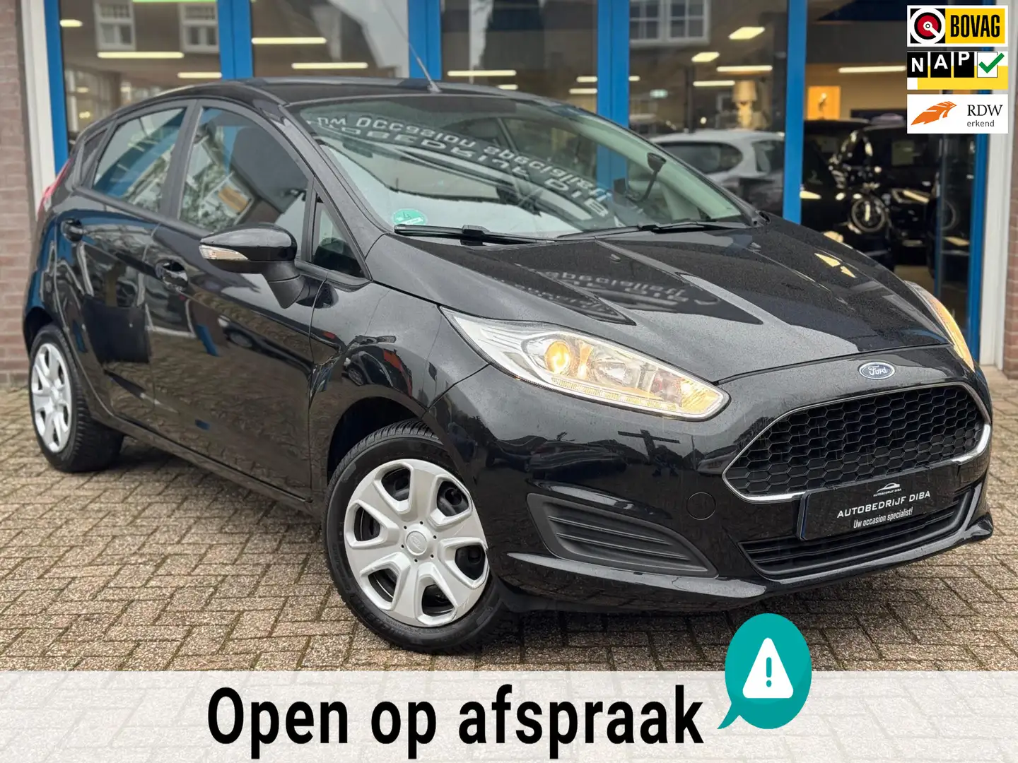 Ford Fiesta 1.0 Style 2016 Zwart AIRCO APK NAP Negro - 1