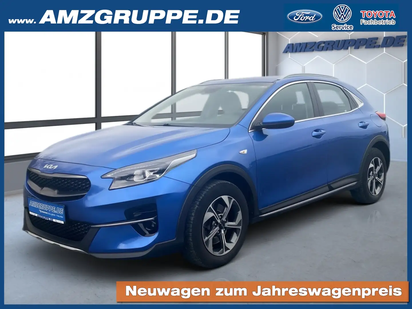 Kia XCeed 1.0 T-GDI LED+AppLink+PDC+Winterpak Blauw - 1