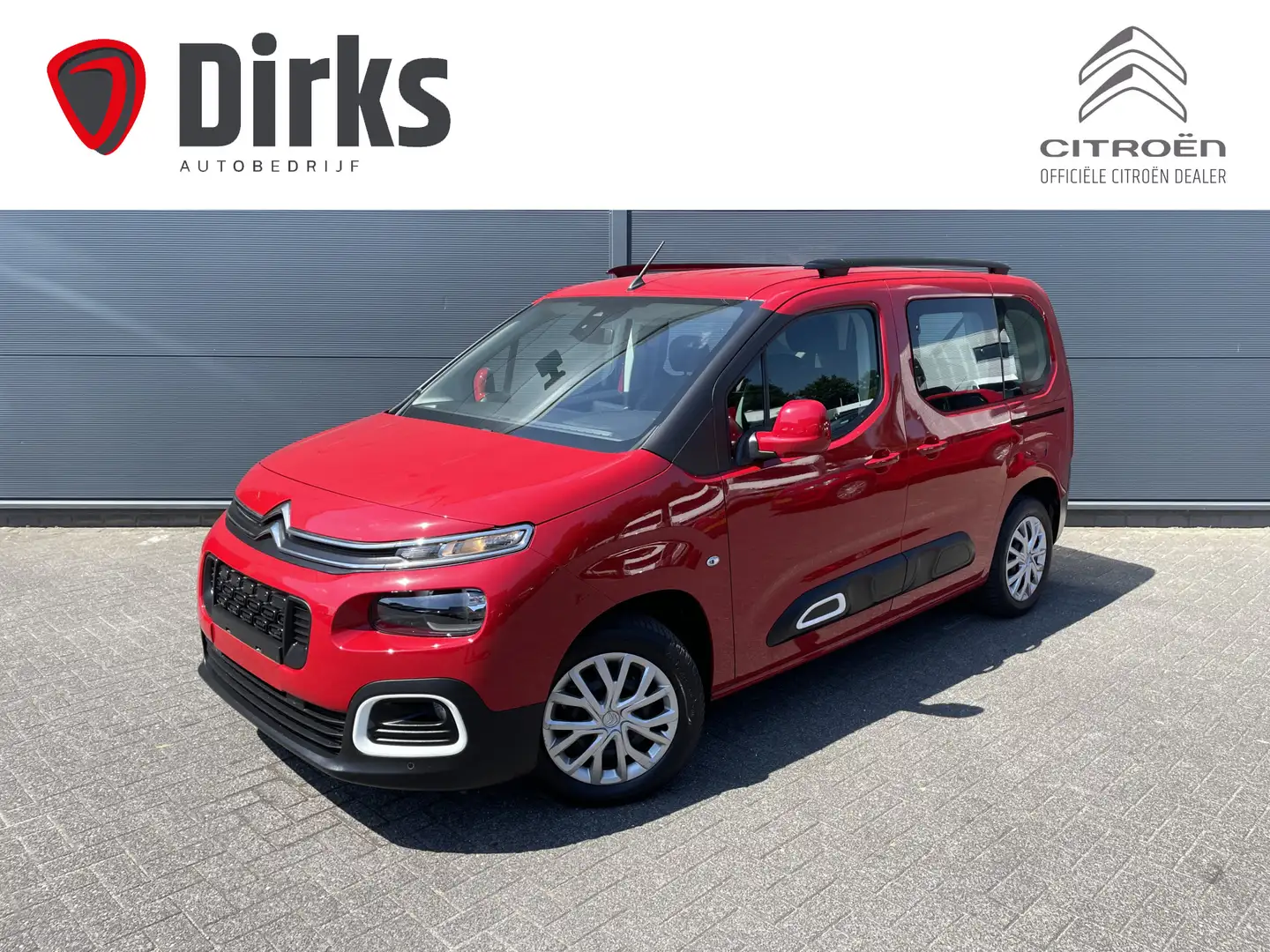 Citroen Berlingo 110pk Live (Airco - Parkeersensoren V+A - Bluetoot Rood - 1