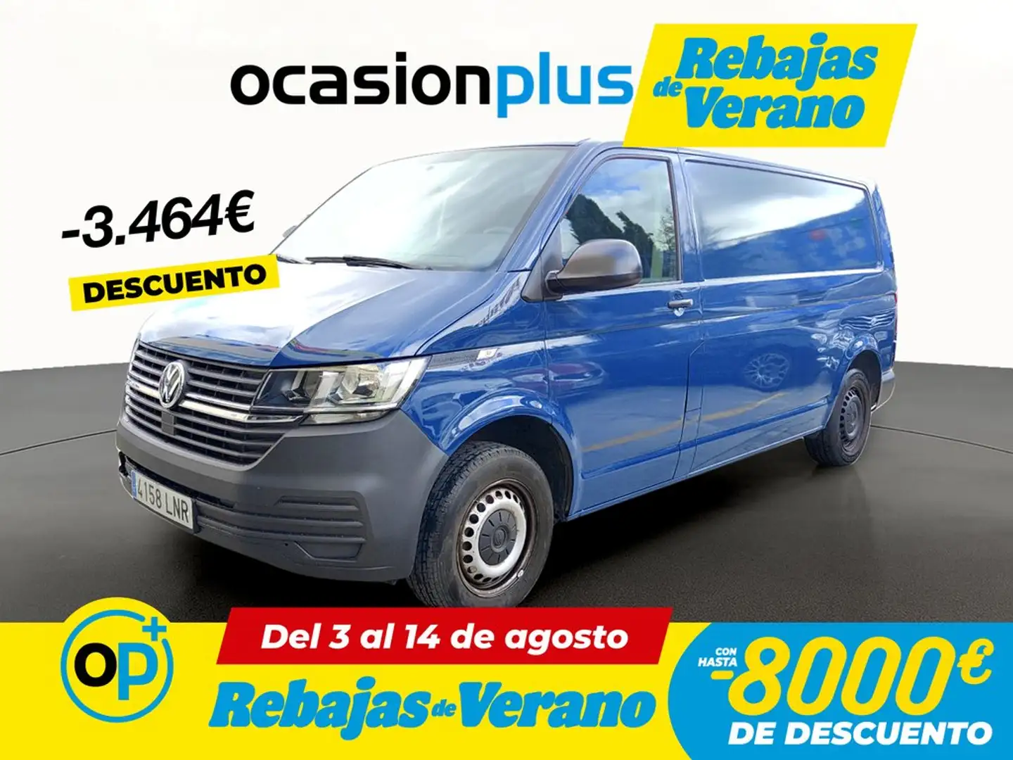Volkswagen Transporter Kombi 2.0TDI Batalla Larga 81kW Azul - 1