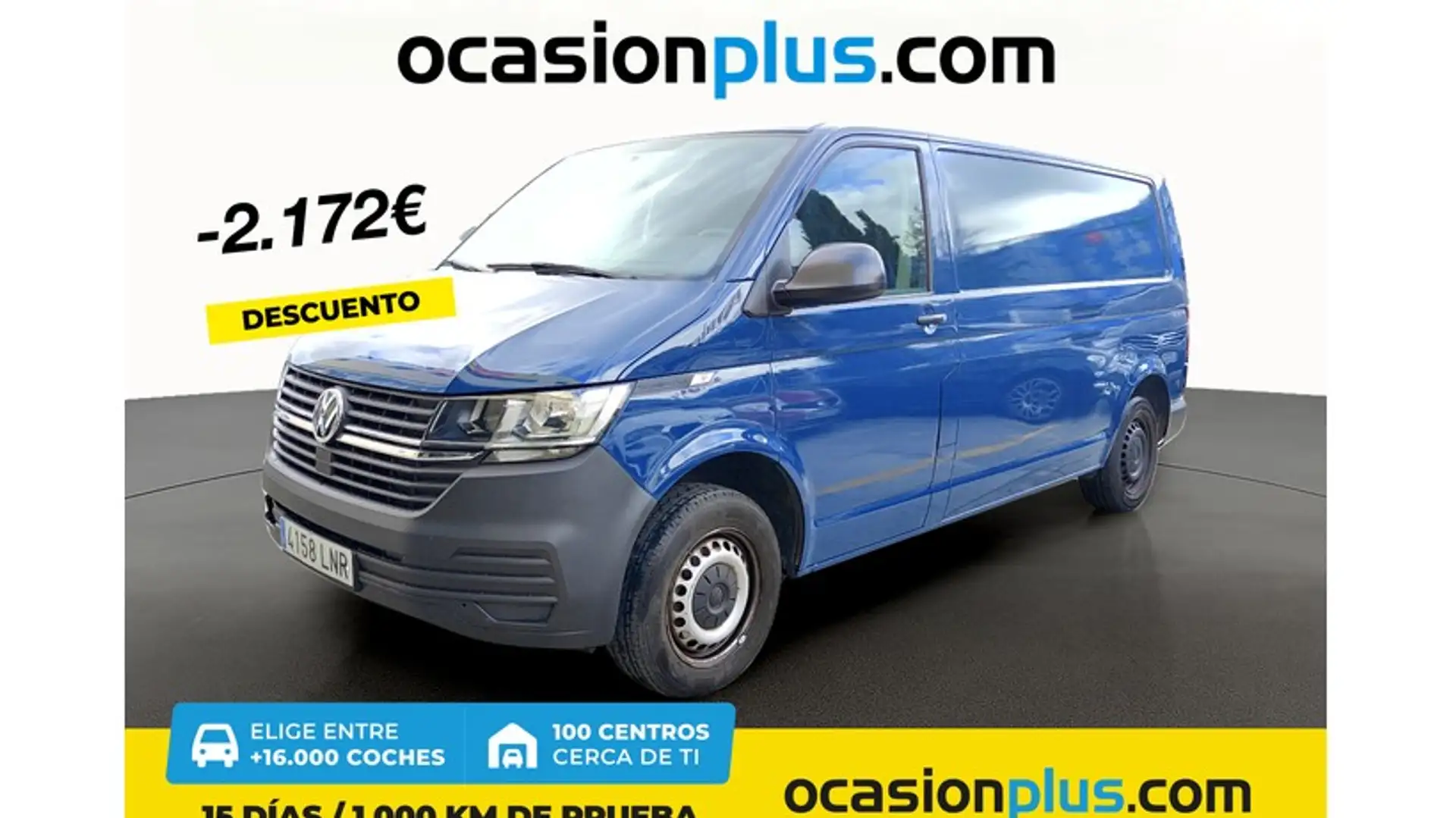 Volkswagen Transporter Kombi 2.0TDI Batalla Larga 81kW Azul - 1