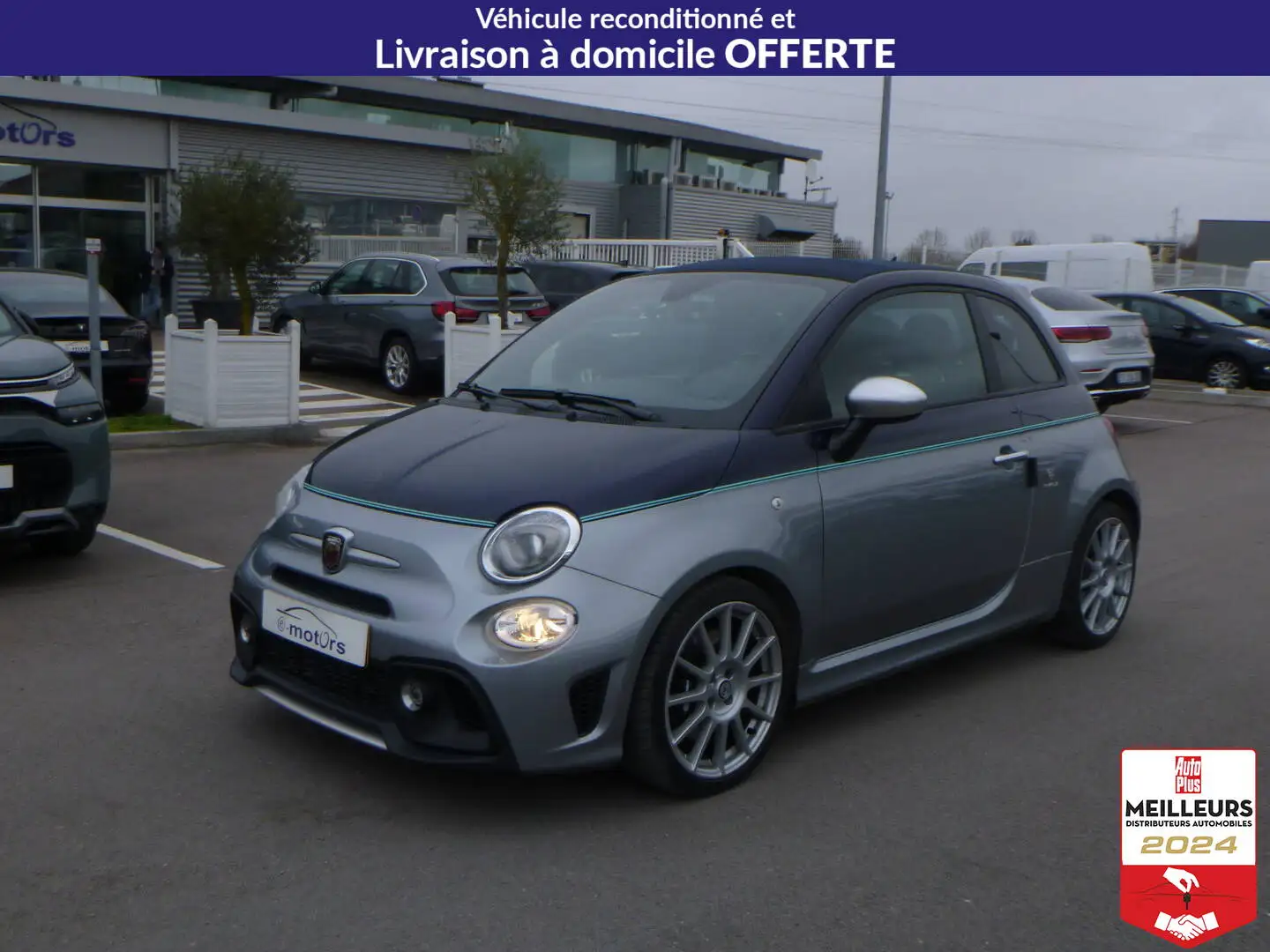 Abarth 695C ABARTH 500 CABRIOLET  Rivale Turbo 16V T-Jet 180 BVA5 .- SRIE LIMITE NUMROTE Weiß - 1