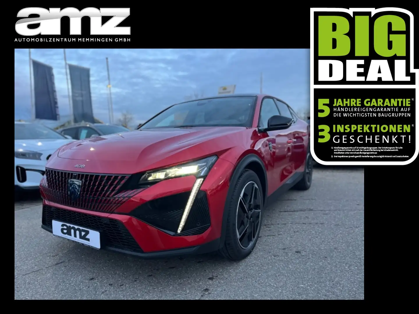 Peugeot 408 1.2 Hybrid 136 GT *Alcantara*360° Kamera Rot - 1