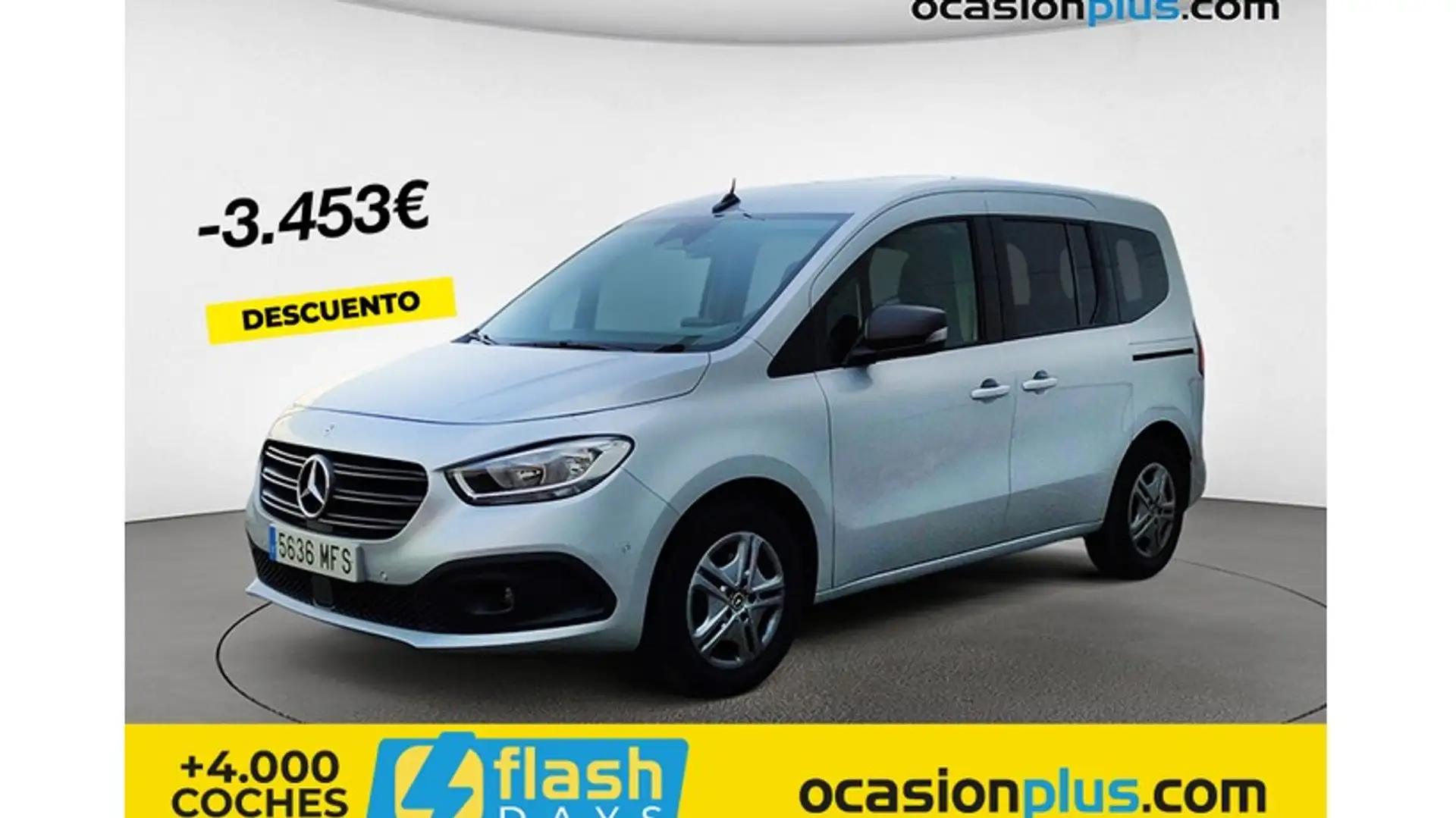Mercedes-Benz Citan Tourer 110CDI Base Plateado - 1