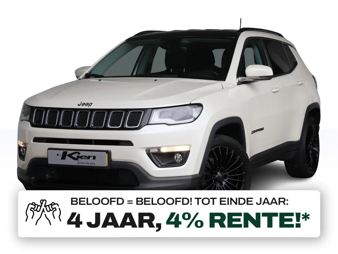 Jeep Compass 1.4 MultiAir Opening Edition Plus | Trekhaak | Bea Wit - 1