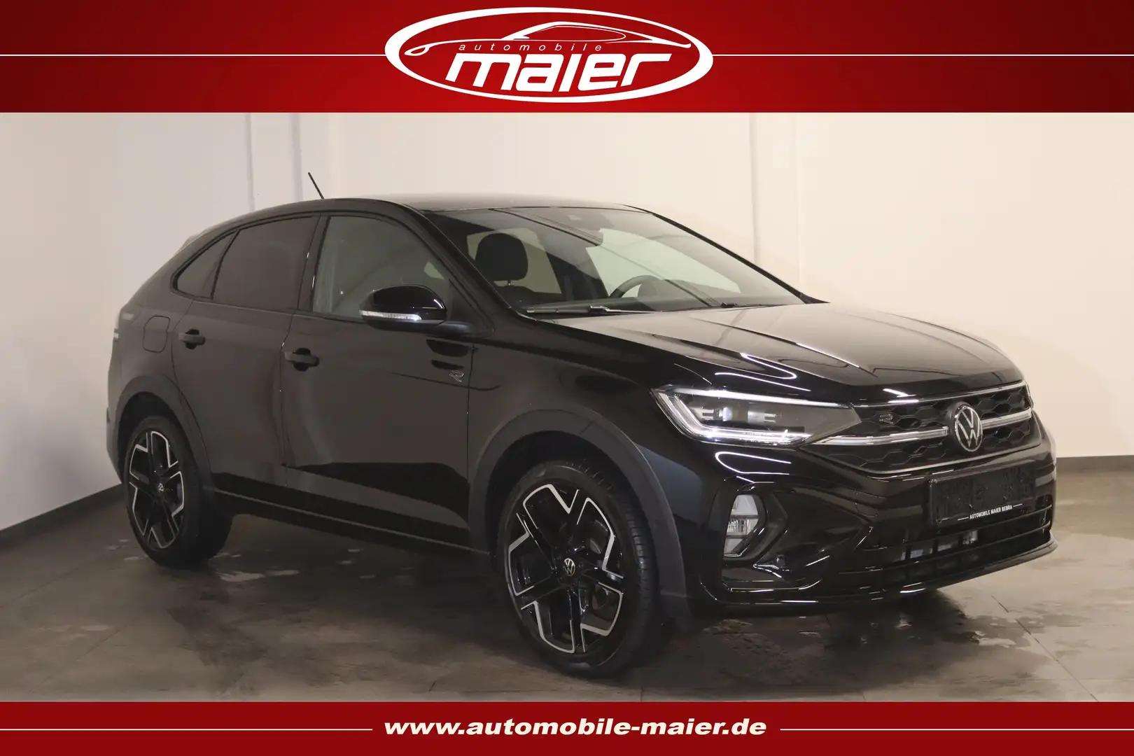 Volkswagen Taigo TSI R-Line-NAV-LED-PANO-KESSY-VIRT-ACC- Schwarz - 1