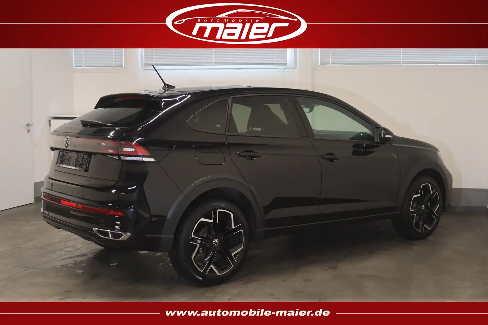 Volkswagen Taigo TSI R-Line-NAV-LED-PANO-KESSY-VIRT-ACC- Schwarz - 2