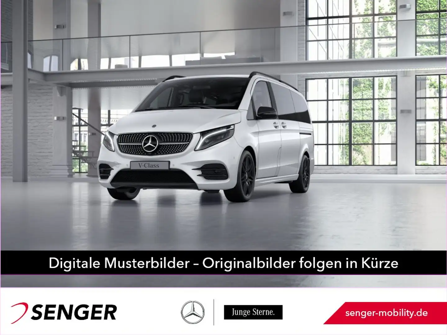 Mercedes-Benz V 300 d Edition lang AMG Standhzg Kamera AHK 9G Blanc - 1